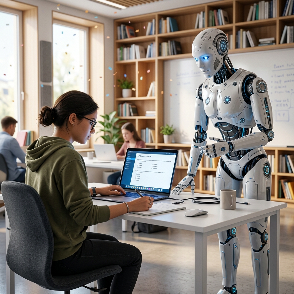 AI tutor illustration